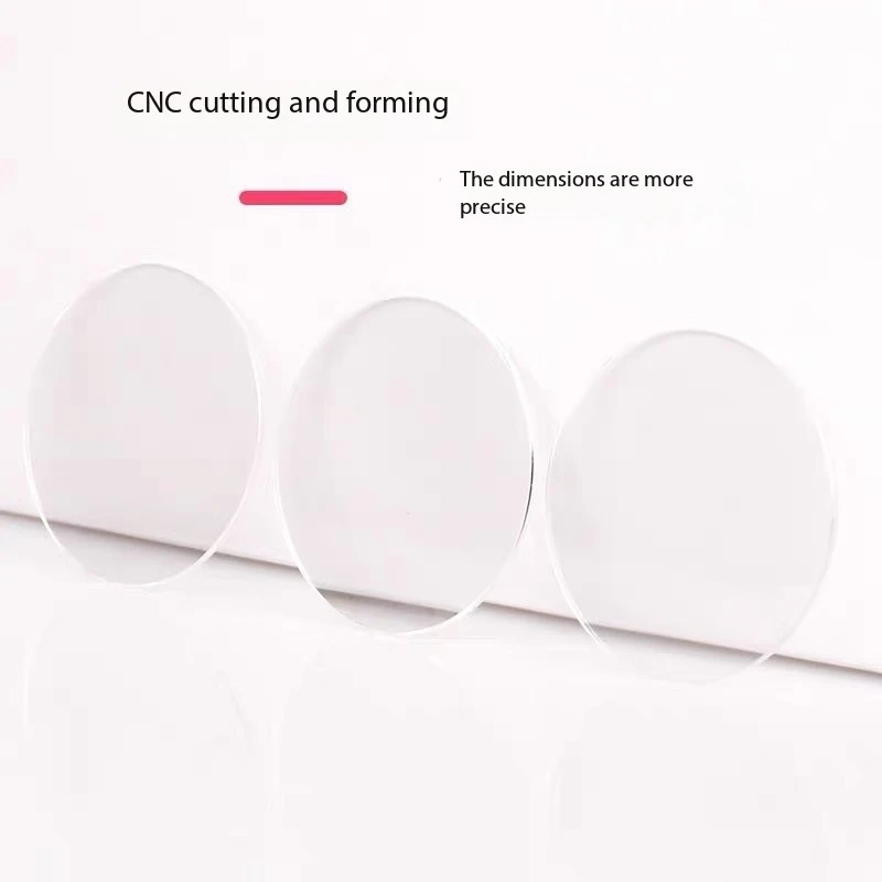 Accessori per vetro per orologio Lente a specchio piatta da 1,0 mm con zaffiro 24-35,5 mm Specchio per porta dell'orologio