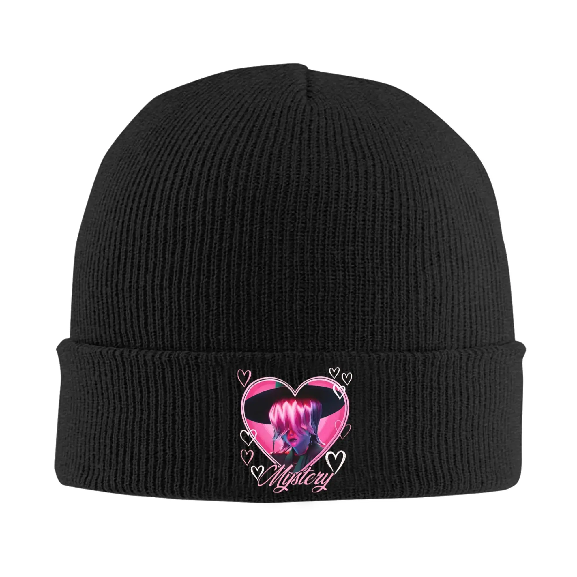 Men Women Mystery Saja Kpop Demon Hunter Villain Beanie Hats  Y2K Cool Knit Hat Winter Caps Graphic Thermal Elastic Bonnet Hats