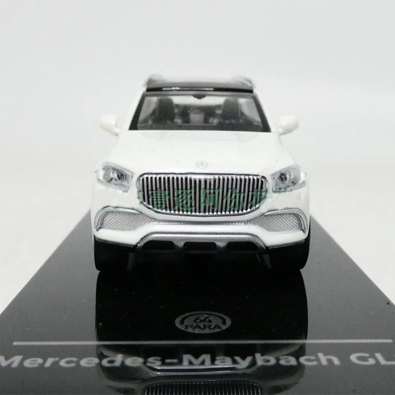 Diecast 1:64 Scale Benz Maybach GLS Supercar SUV Jeep Simulation Model Static Display Collectible Gift Souvenir Decration