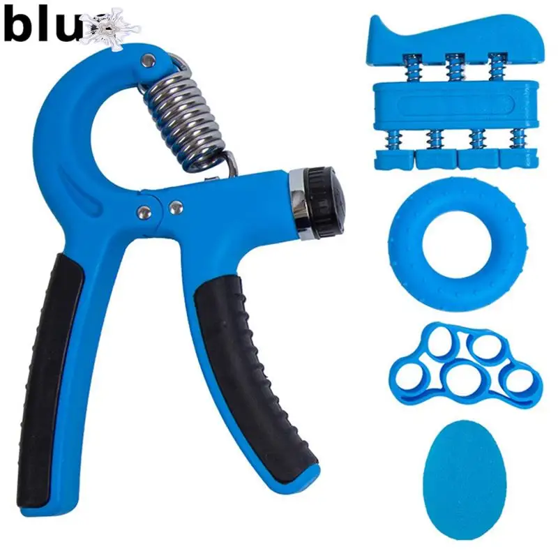 

Adjustable Gripper Set Five-Finger Puller Wrist Trainer Fitness Five-Piece Set