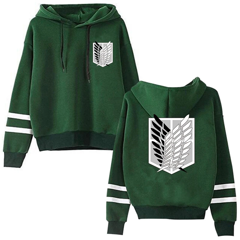 Attack on Titan Final Season Sweatshirts Japanese Anime Shingeki No Kyojin Hoodies Harajuku Eren Yeager Clothes Cartoon Unisex