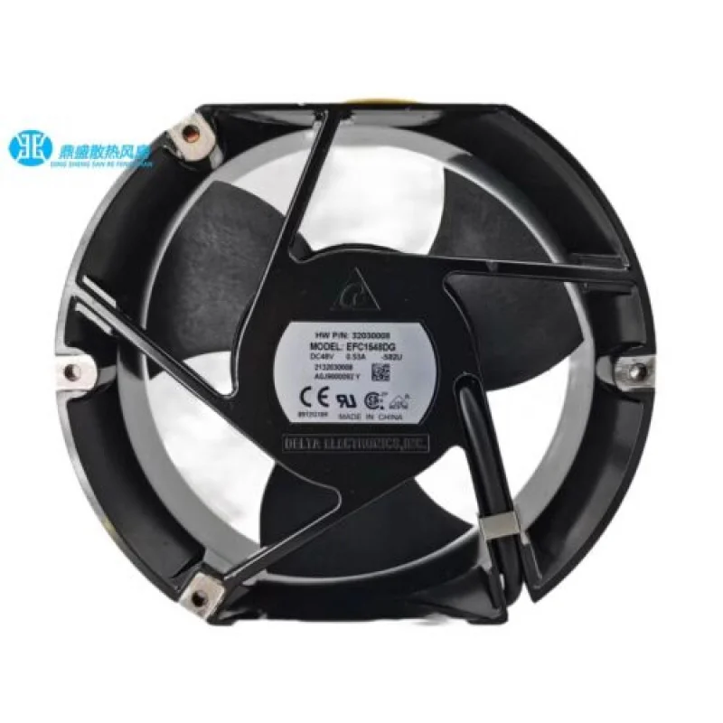 

Y Delta EFC1548DG DC48V 0.53A 17CM 4-проводной охлаждающий вентилятор с высоким воздушным потоком ШИМ