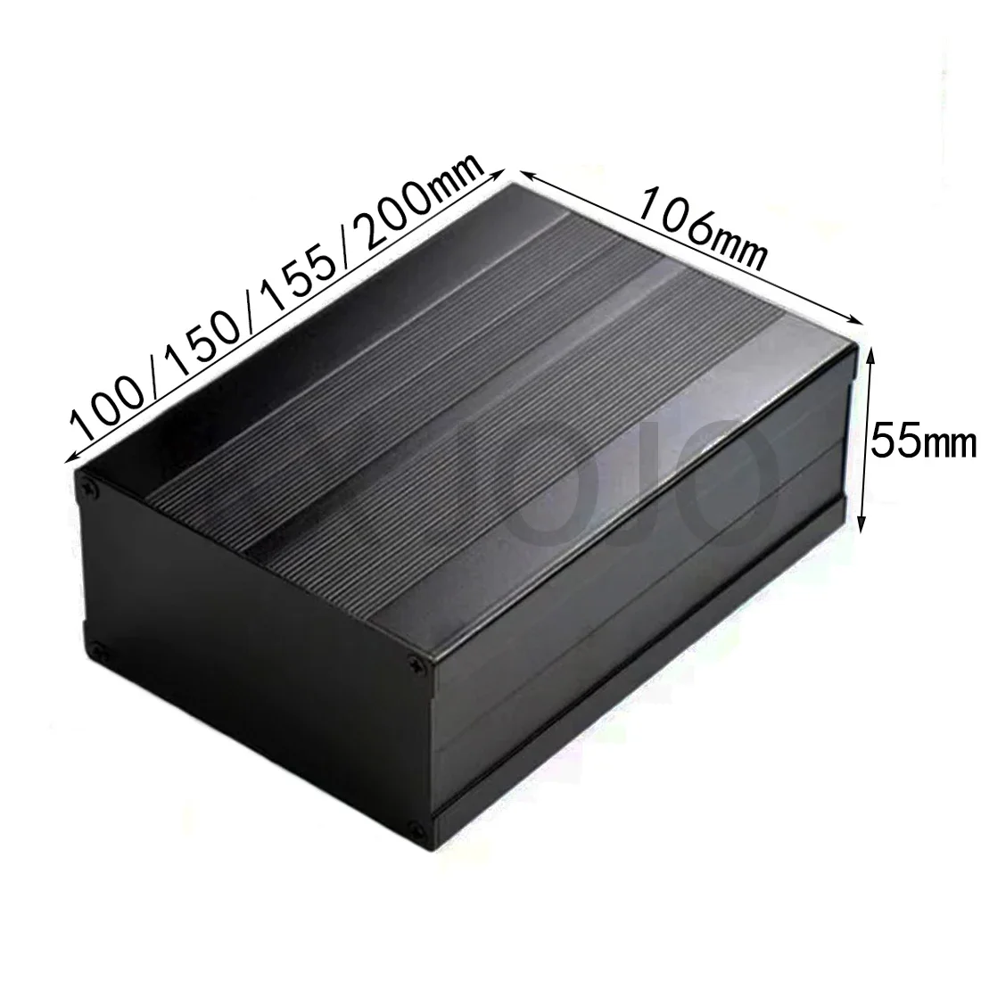 

Aluminum Enclosure 106*55*100/150/200mm Split Alloy Electronic Components Made PCB Shell Case PCB DIY Instrument Project