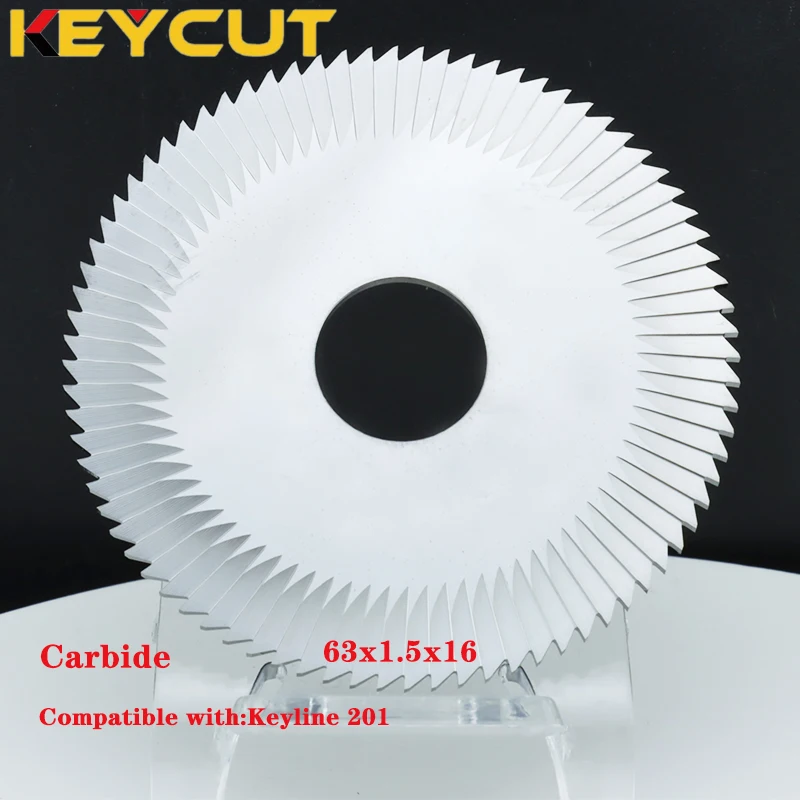 Keyline Cutter CU15A CU15AC 63x1.5x16 for Bit Keys and Bump Keys Fits Keyline 201 Key Machines