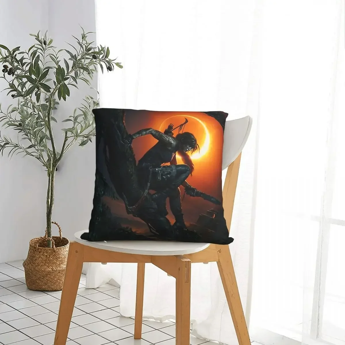 وسادة قبر رايدر للأريكة ، غروب الشمس ، القمر ، اللعبة ، حقيبة ظهر ، وسادة ، تصنعها بنفسك ، مطبوعة ، كرسي ، عناق ، ديكور ، أريكة