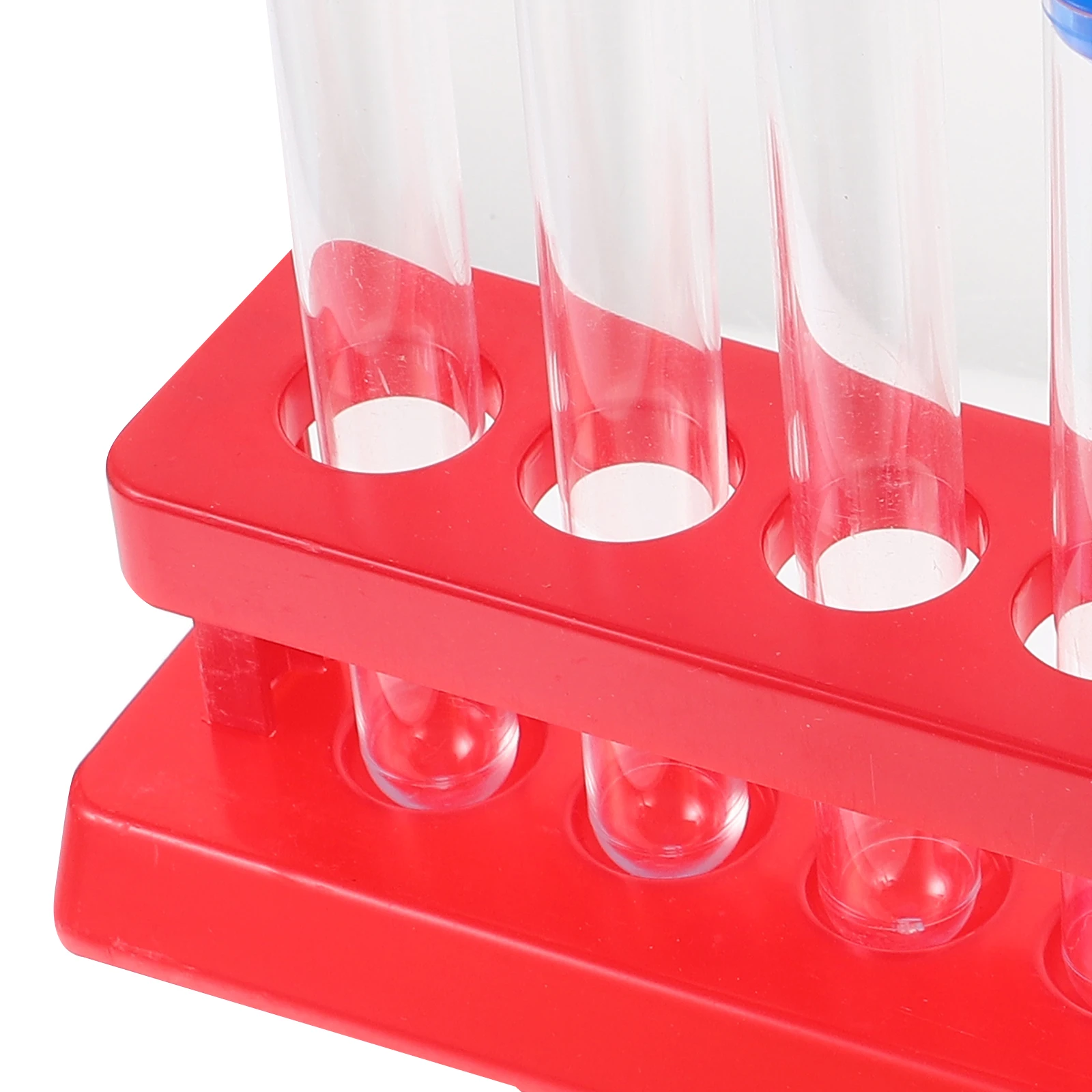 

1 set Plastic for Clear Test Tubes Kids Clear Lab Racks Science Science Learning Tools Experiment Toys Storage