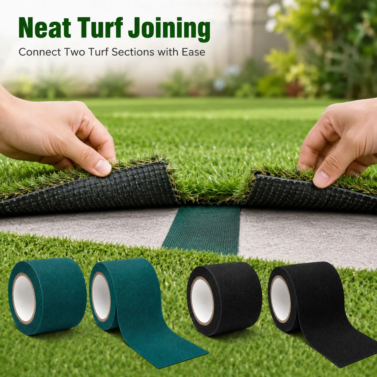 Artificial Grass Joining Tape 3m 10m 20m Self Adhesive Turf Seam Connector for Patio Garden and Landscape
