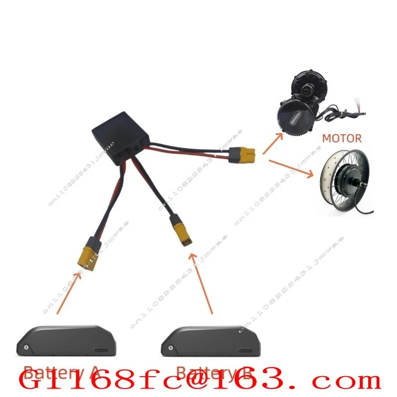 Electric Vehicle Dual Battery Balanced Simultaneous Output Module 250W-3000W Motor