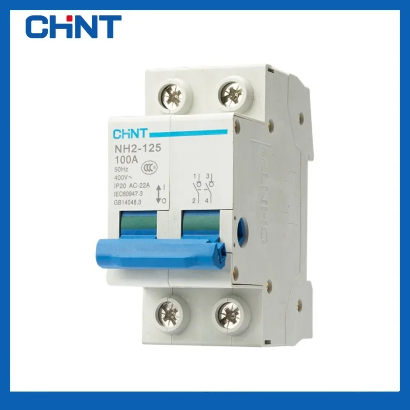 CHINT NH2-125 1P 2P 3P 4P Small Knife Circuit Breaker Disconnector 32A 63A 100A 125A