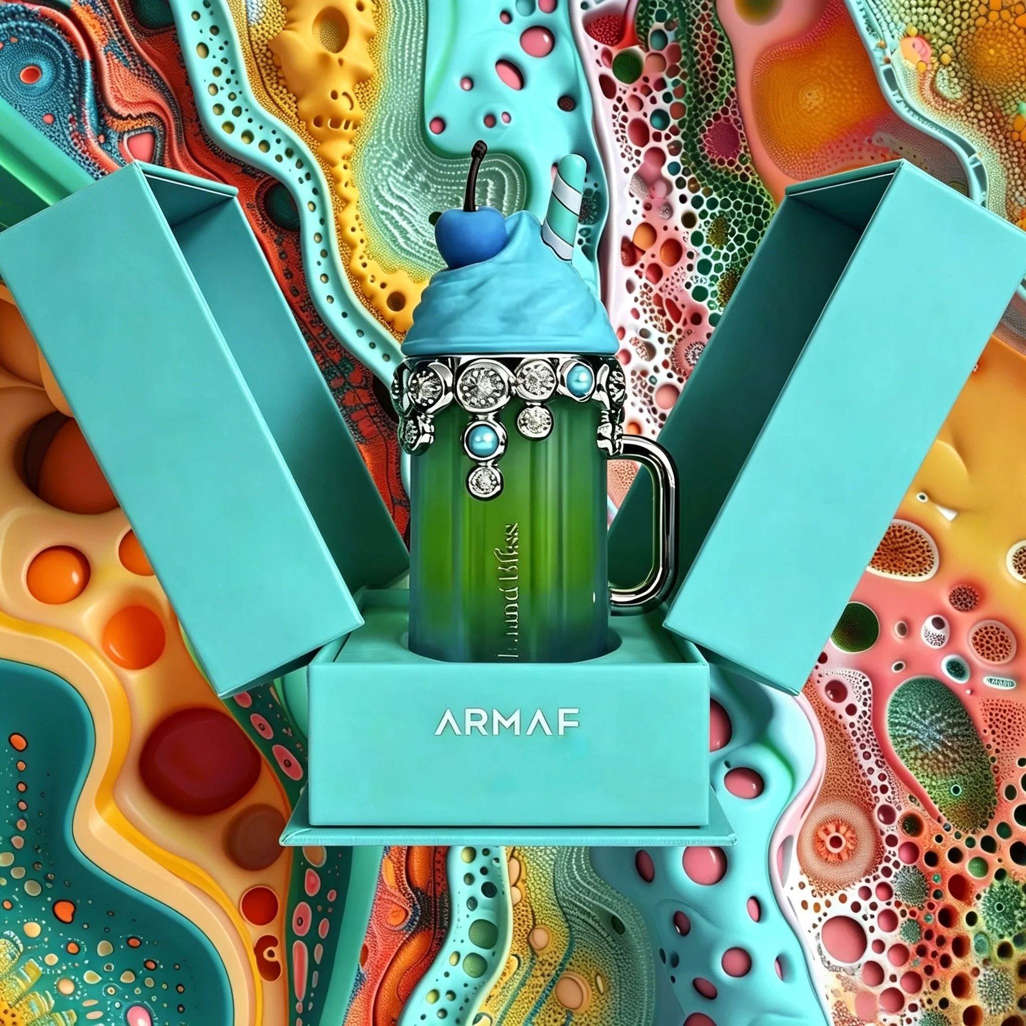 

Arabian original perfume, brand new packaging. 100ml women's ice cream perfume, natural spray perfume."