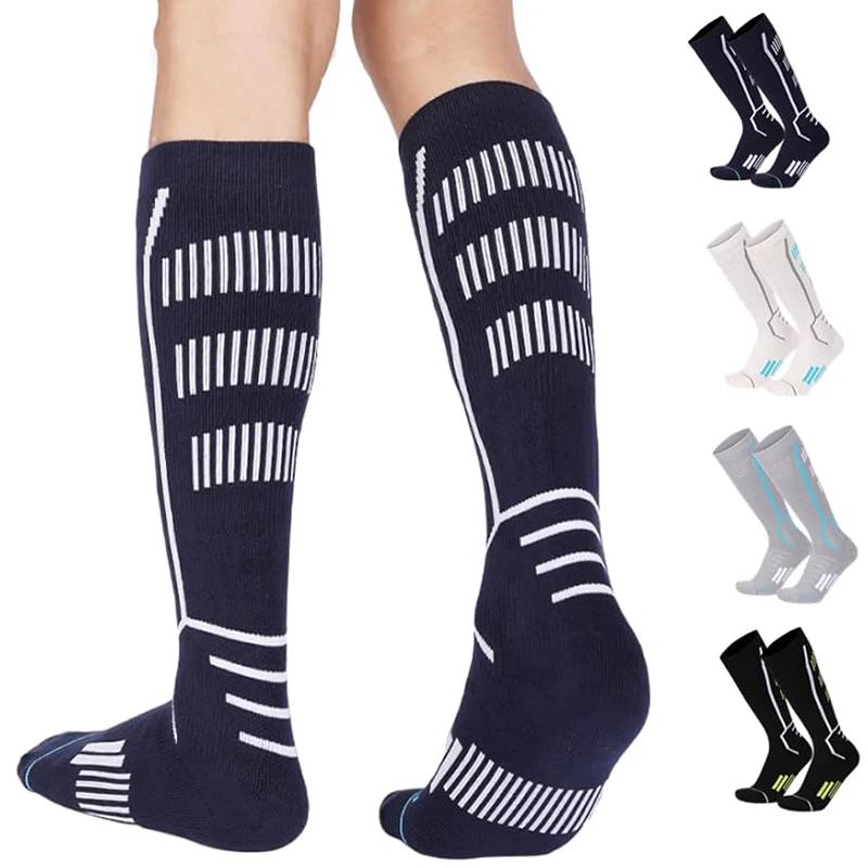 Merino Wool Socks Adult Youth Compression Socks Winter Thermal Kneed-High For Skiing,Snowboarding,Hunting