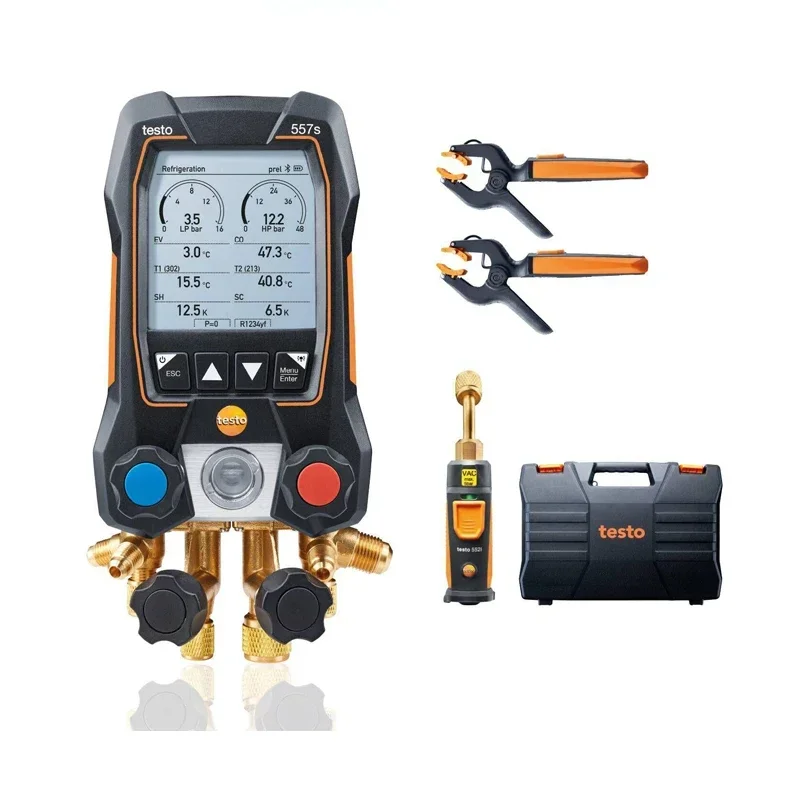 أفضل بيع Testo 557s طقم مكنسة كهربائية ذكية مع 3 قطع خرطوم مشعب رقمي ذكي مع مكنسة كهربائية لاسلكية ودرجة حرارة المشبك Pr #4