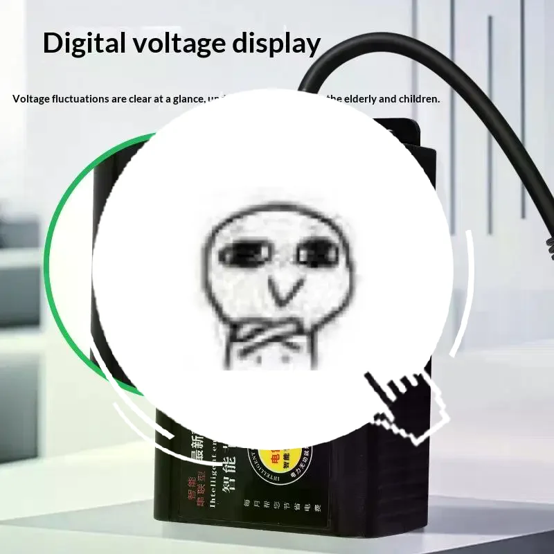 Intelligent Household Power Saver LCD Display 110000W High Load Capacity Energy Efficient Equipment for Daily Use