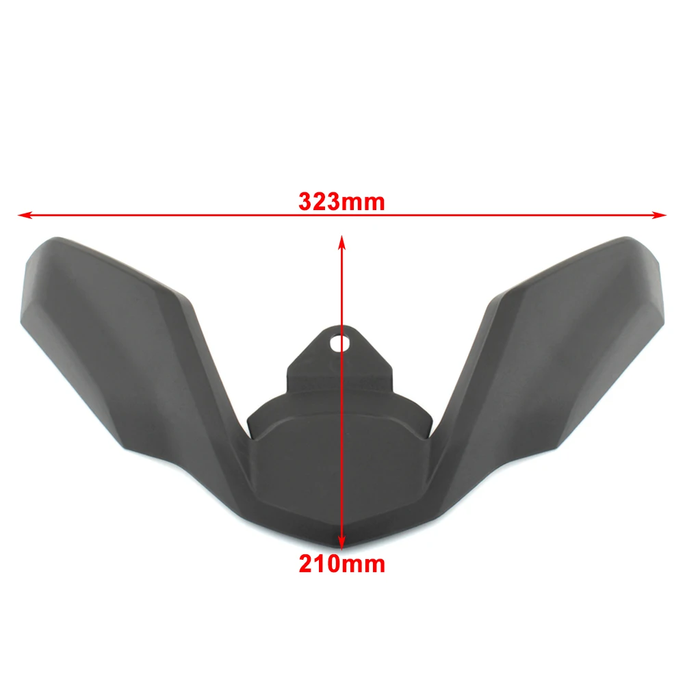 Motorcycle Front Beak Fairing Extension Wheel Extender Cover Matte Black For BMW R1200GS LC 2018-2019 R1250GS 2019-2021