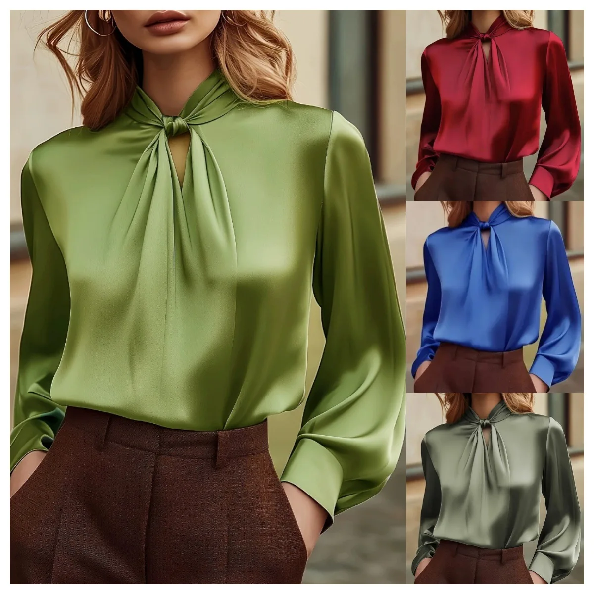 

2026 New Fashionable Hollow Long Sleeve Versatile Unique Shirt For Women Dress Elegant Clothing Robe Lace Maxi