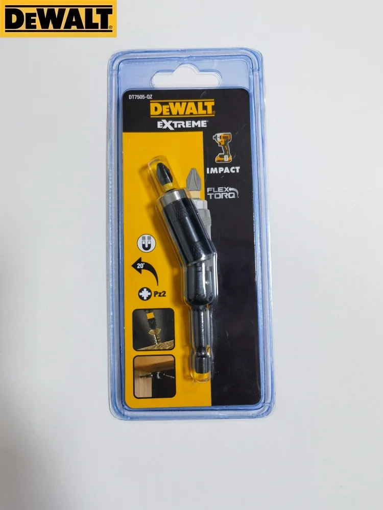 DeWalt DT7505 Flexible Bit Extension Rod, Hexagonal Shank, Magnetic Universal Self-Locking Quick-Connect Rod