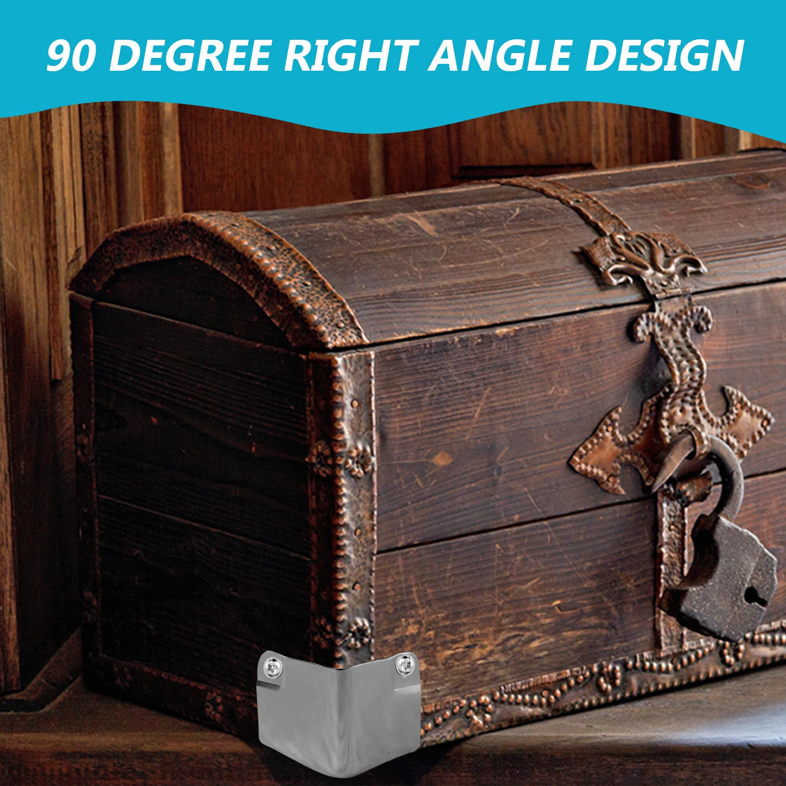 10 قطعة حشوات للزوايا المعدنية واقيات حافة الطاولة أغطية زوايا الأثاث لحماية التغليف واقيات حافة الطاولة