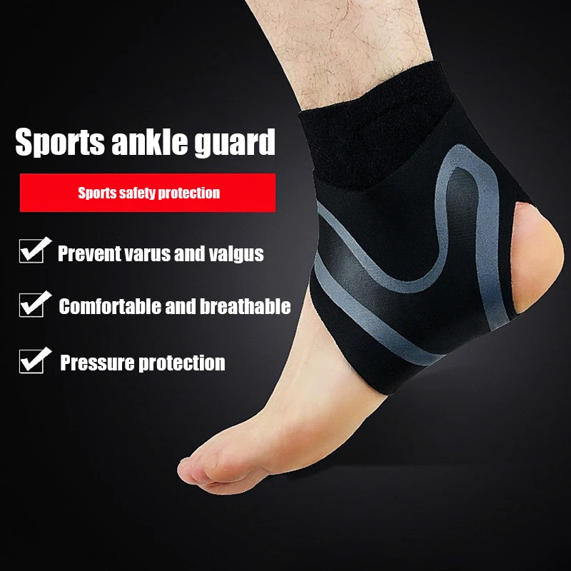 1 Piece Of Sports Protective Gear Ankle Sleeve Pressure Resistant Anti Sprain Ankle Socks Outdoor Basketball And Football