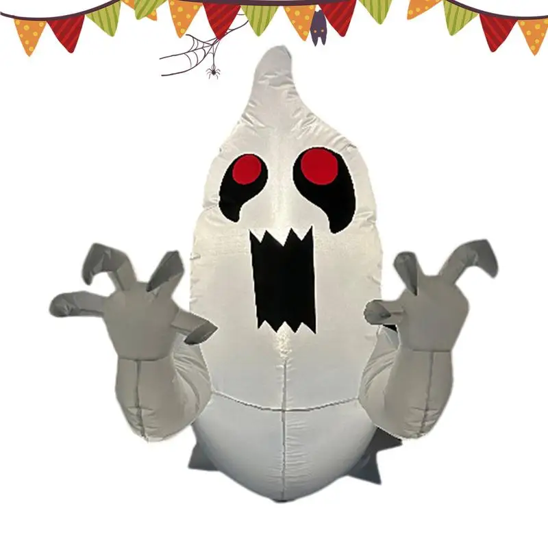 Halloween Inflatable Ghost Inflatable Ghost With LED Halloween Decor Outdoor Outdoor Halloween Decorations Blow Up Ghost For