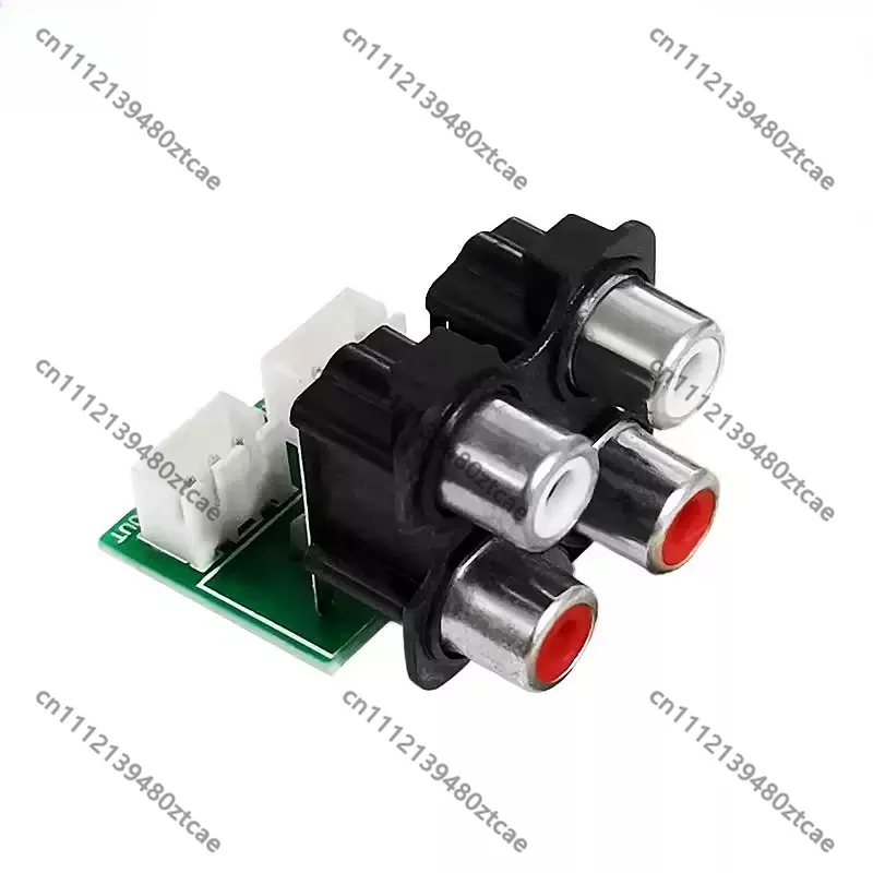 4 Channel 4-Way RCA Audio Female Jack To XH2.54-3P Terminal Adapter Board DIY Audio Cabinet Wiring Accessories