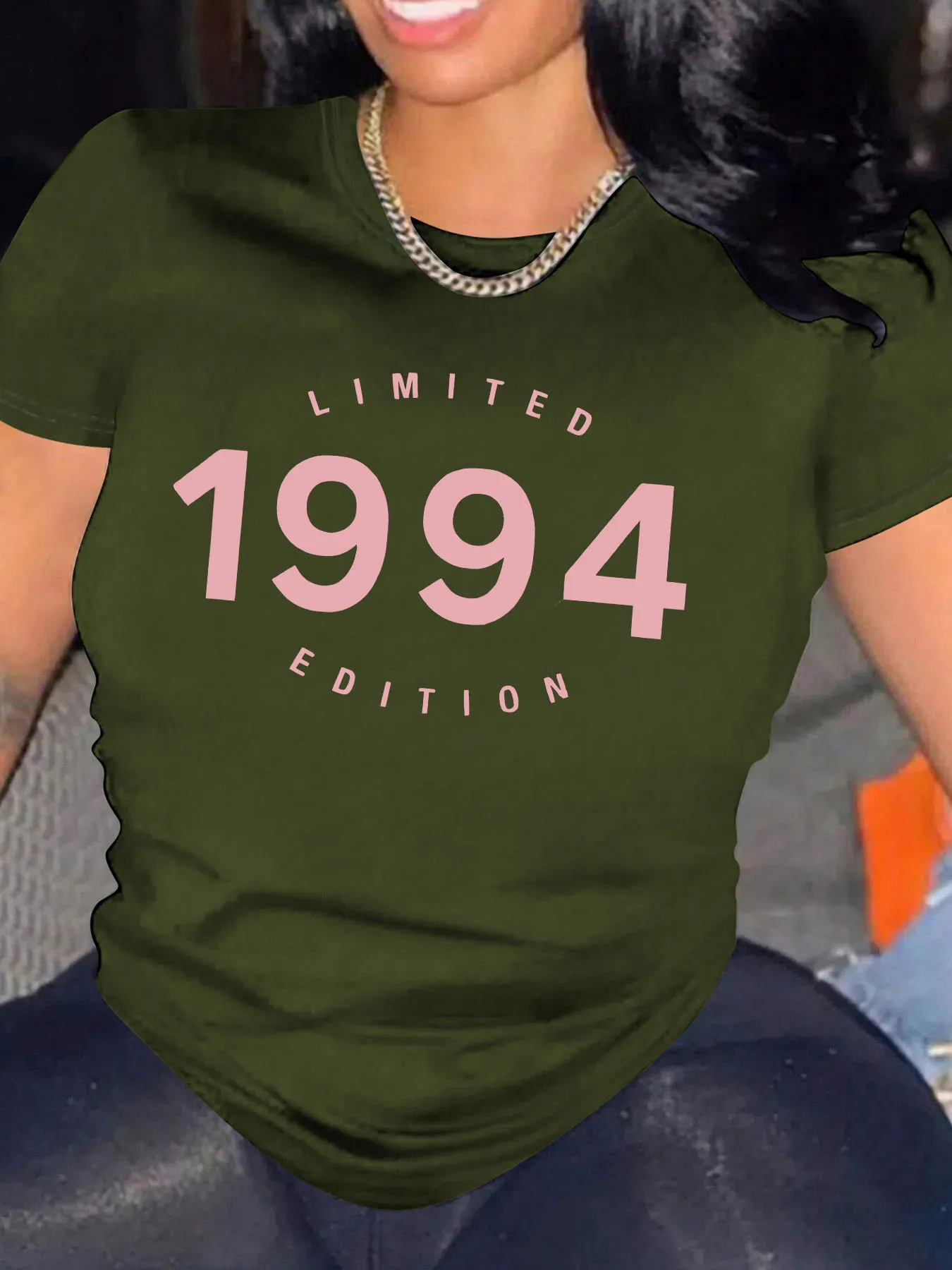 30th Birthday Gift Women T Shirts Limited Edition 1994 Print Tee Clothing Ladies Casual Comfortable Soft Crew Neck Tops Tshirts