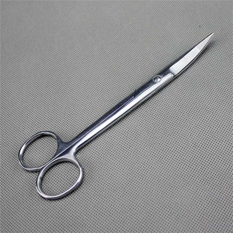 

Stainless steel Surgical scissors bend tip medical scissors Household scissors 10/12.5cm/ 14cm/ 16cm/ 18cm/ 20cm/ 22cm