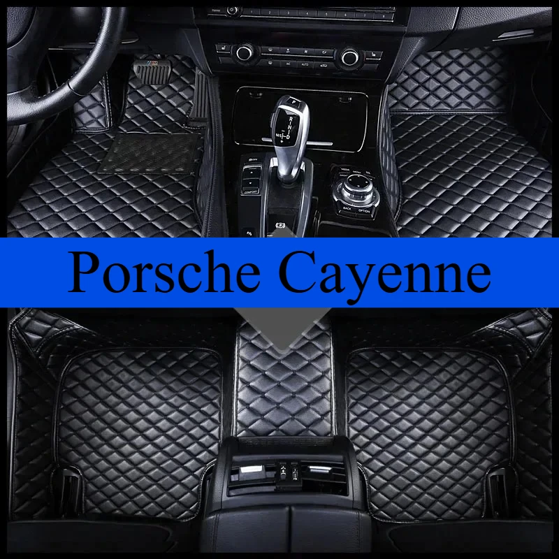 8D Passgenaue Maßgefertigte Autofußmatten für Porsche Cayenne Auto Dropshipping Innenraum Leder Teppiche Fußmatten Zubehör 2006-2024-2025
