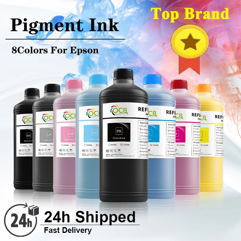 8Colors/Set Pigment Ink For Epson Stylus Pro 4000 7600 9600 4800 4880 7800 9800 7880 9880 7908 9908 7890 9890 DX7 High Quality