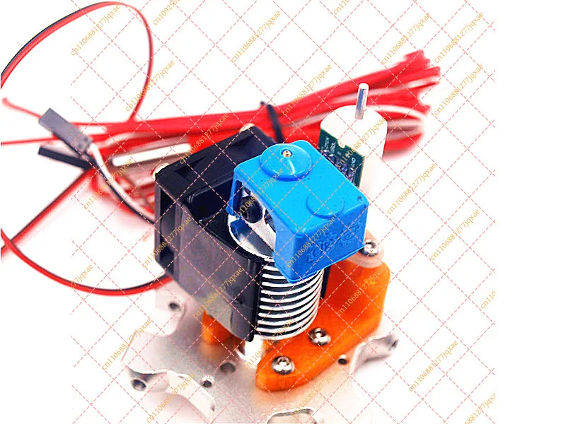 M3/M4 Threaded Effector Hotend with 3DTouch Probe, Delta 3D Printer Parts for Kossel Rostock