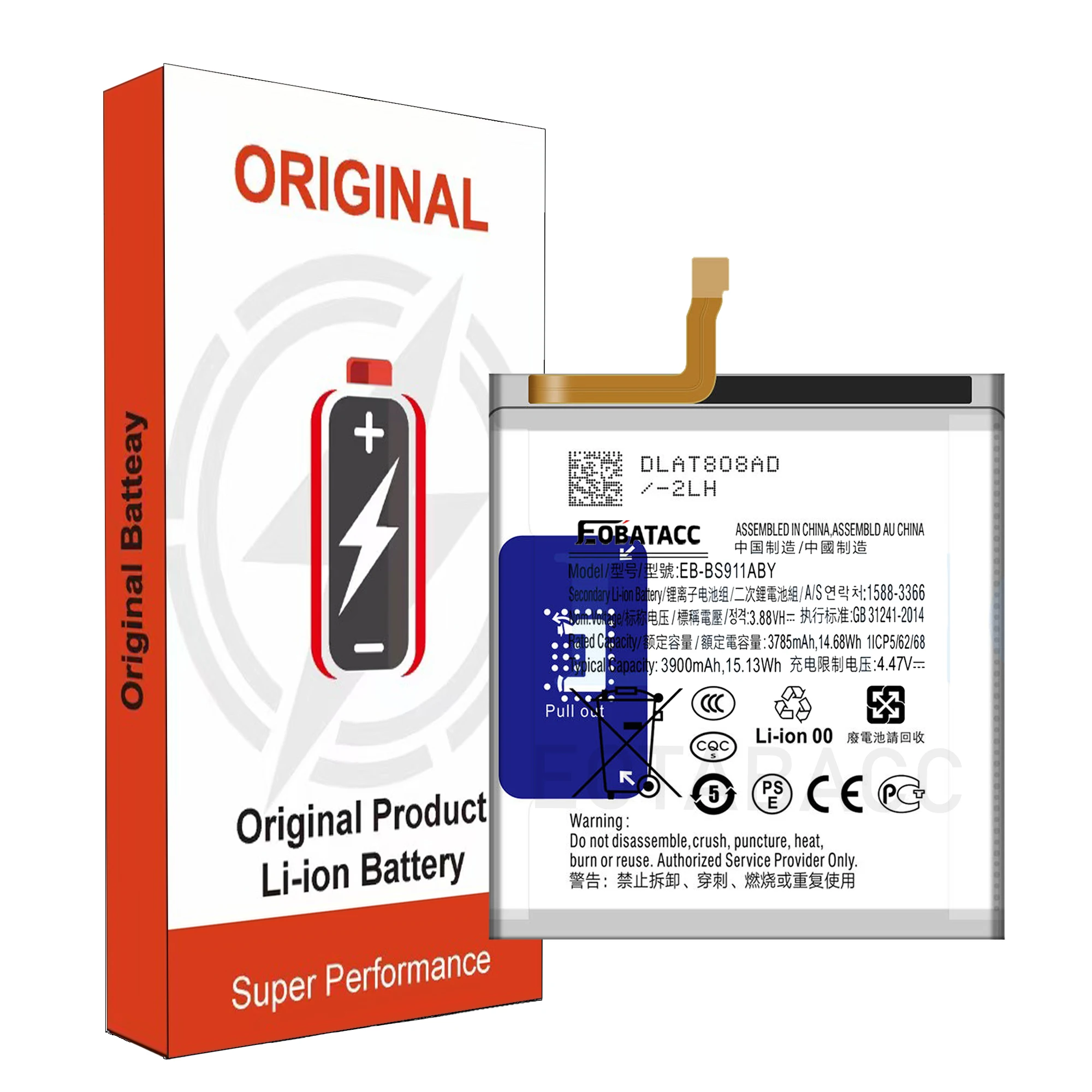 2026 Years EOTABACC 100% New High Quanlity Battery EB-BS911ABY For Samsung Galaxy  S23 Battery +Free Tools image 4