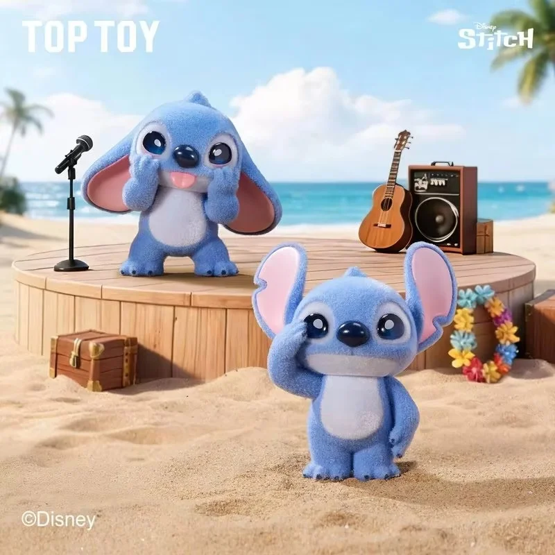 In Stock Genuine Toptoy Stitch Expression Pack 1.0 Series Figure Blind Box Desktop Ornament Collection Trendy Toys Kawaii Gifts