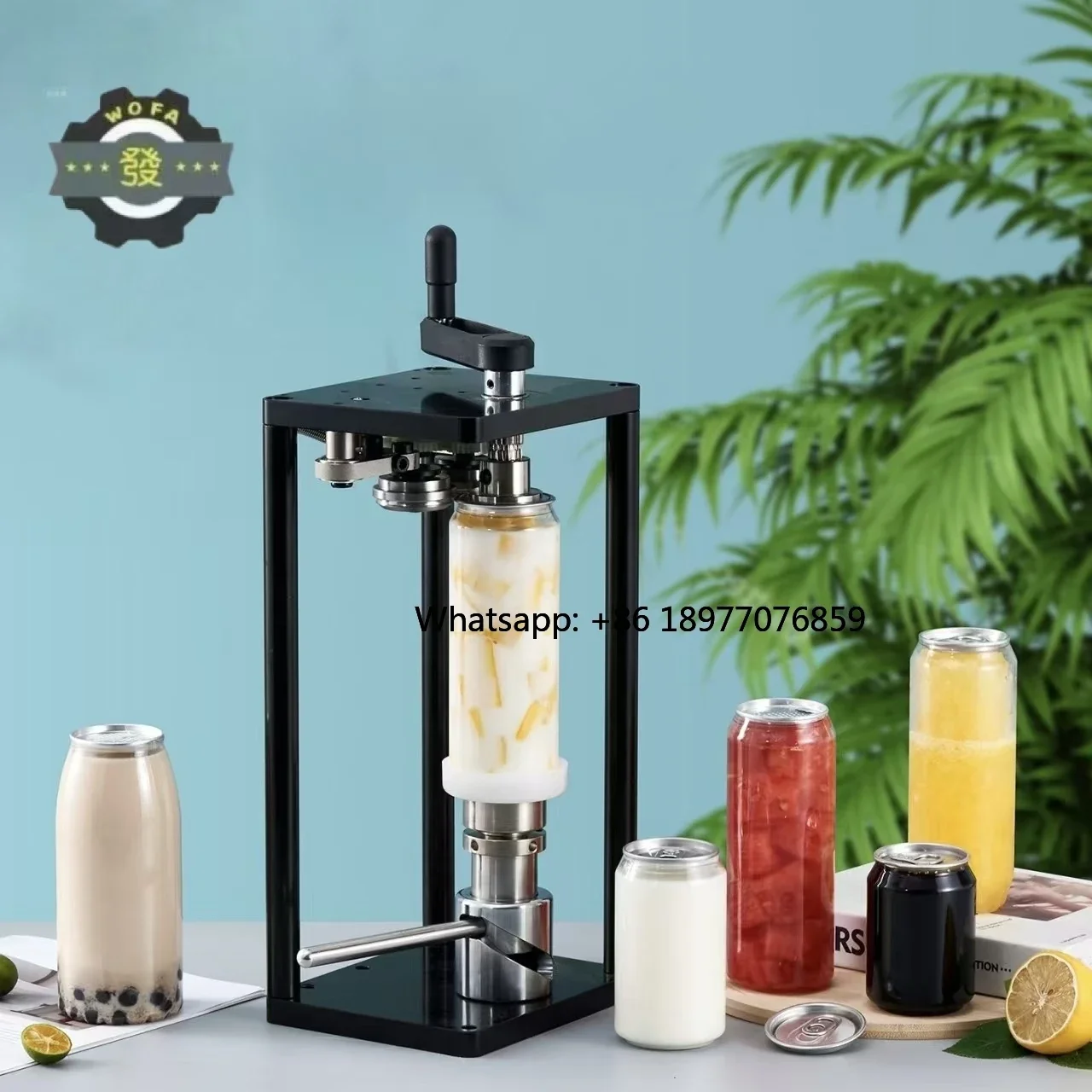 2026 Juice Beverage Can Manual Sealing Machine With Sealing Diameter 32-100mm Is Used For Sealing Plastic Cans And Aluminum Cans