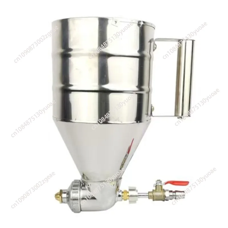 Suitable for pneumatic air spraying machine, easy to clean construction tool, cement mortar spraying machine