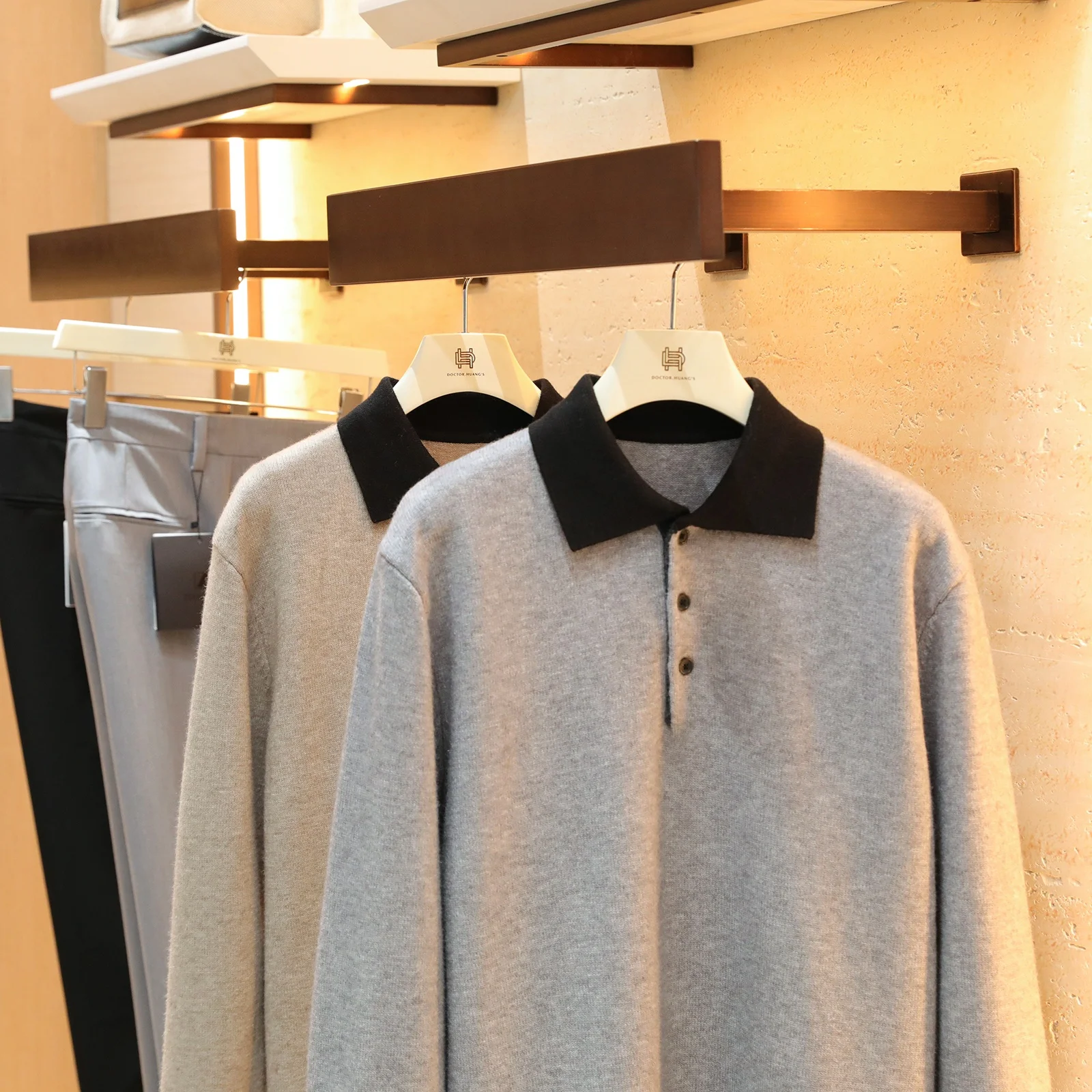 

Мужской вязаный свитер-база из смесовой шерсти, повседневный, с воротником-стойкой, для многослойных образов, осень-зима, новинка, мягкий полиэстер-нейлон