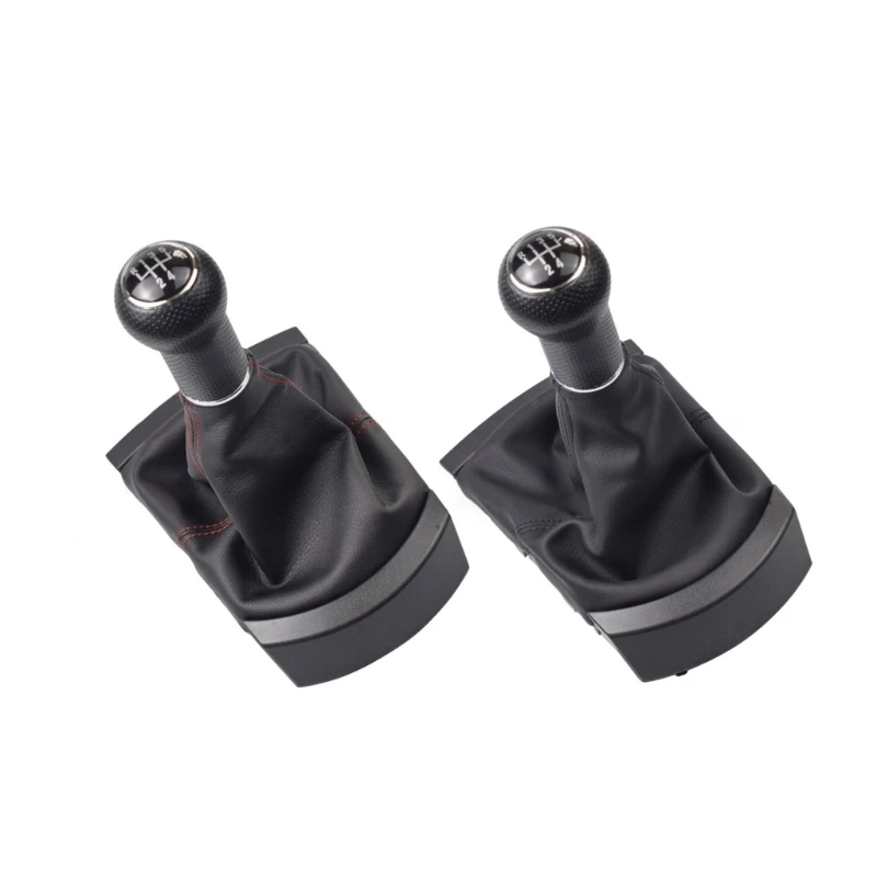 Upgraded Gear Comfortable Grip Gear PU+ABS Gear Knob Vehicle Accessory Suitable for Seat 2002-2010