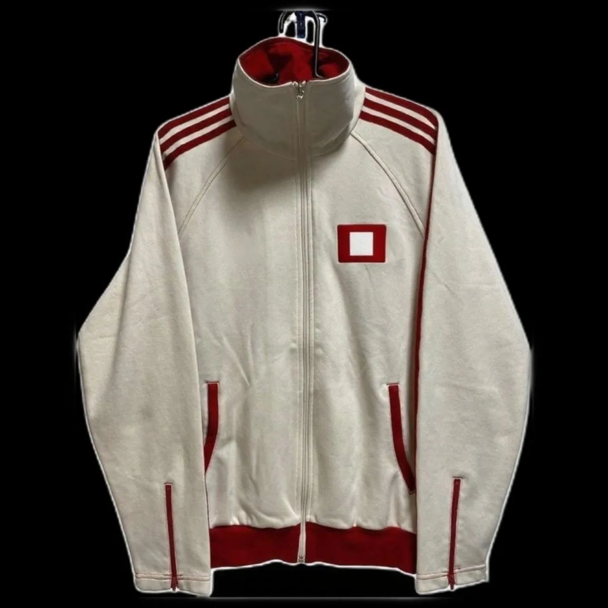 

Американский винтажный свободный полосатый свитшот с вышивкой на молнии, повседневный длинный свитер с воротником-стойкой