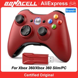 Gamepad For Xbox 360/Slim/Window 7/8/10 2.4G Wireless Controller Gaming Joystick 6-Axis Gyro Dual Vibration Game Remote Control