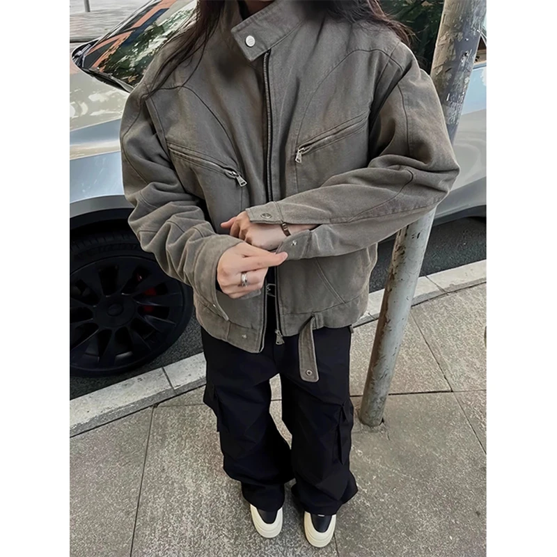 

Cleanfit ort Hullington Jaet Men's 2024 New Heavyweight Waed Trendy Brand Cool Canvas Jaet Youth Spring Autumn