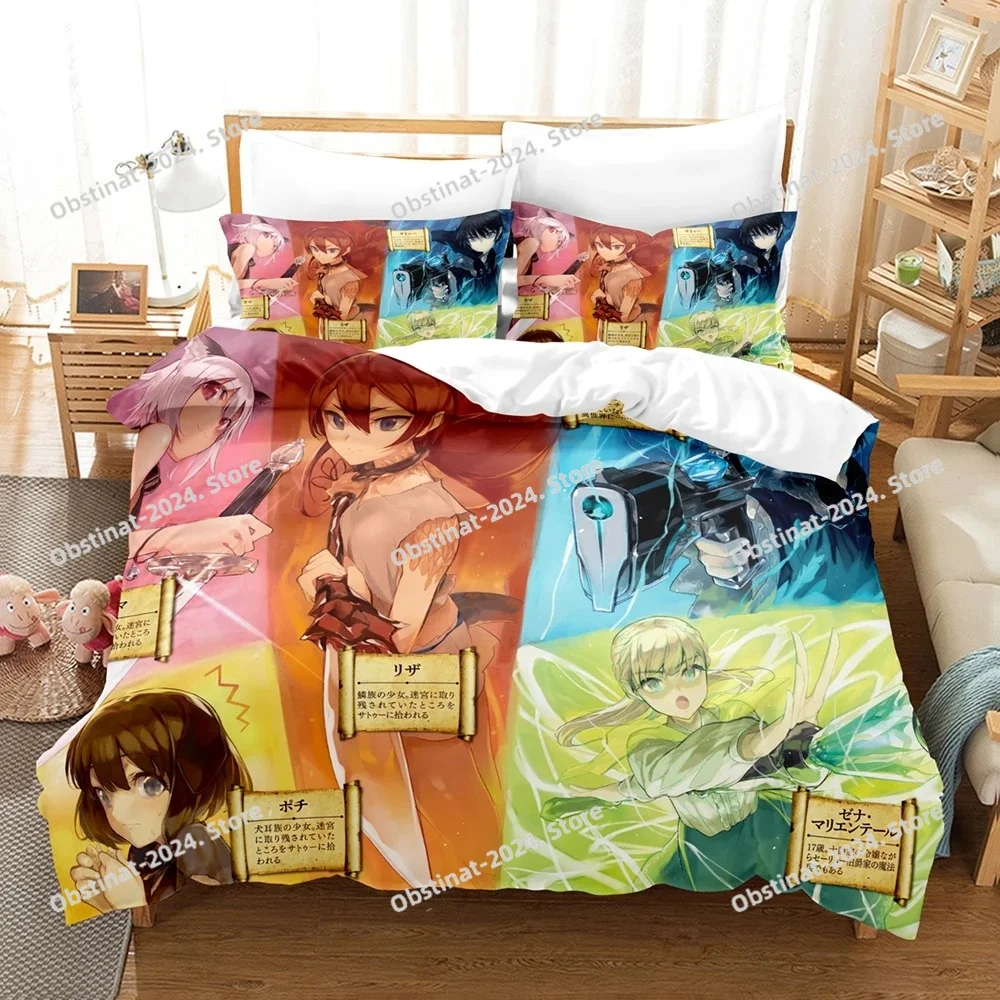 

3D Death March To The Parallel World Rhapsody Bedding Set Printed Bed Set Duvet Cover Sheet Pillowcase Bed Full Queen King Size