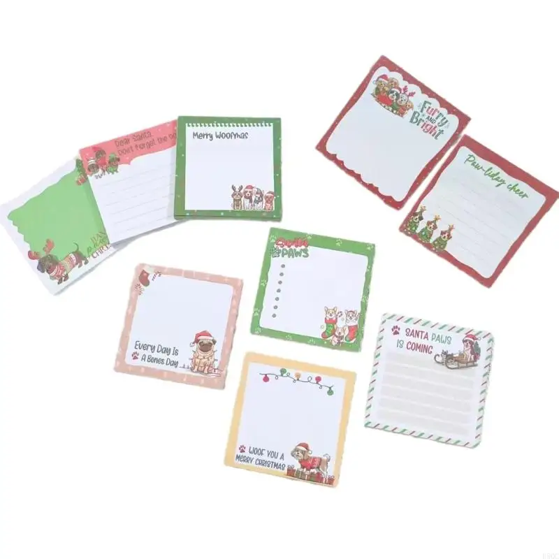 Set dischi natalizi collosi da 9 pezzi Pianificatore trasportabile in carta spessa non scolata D5QC