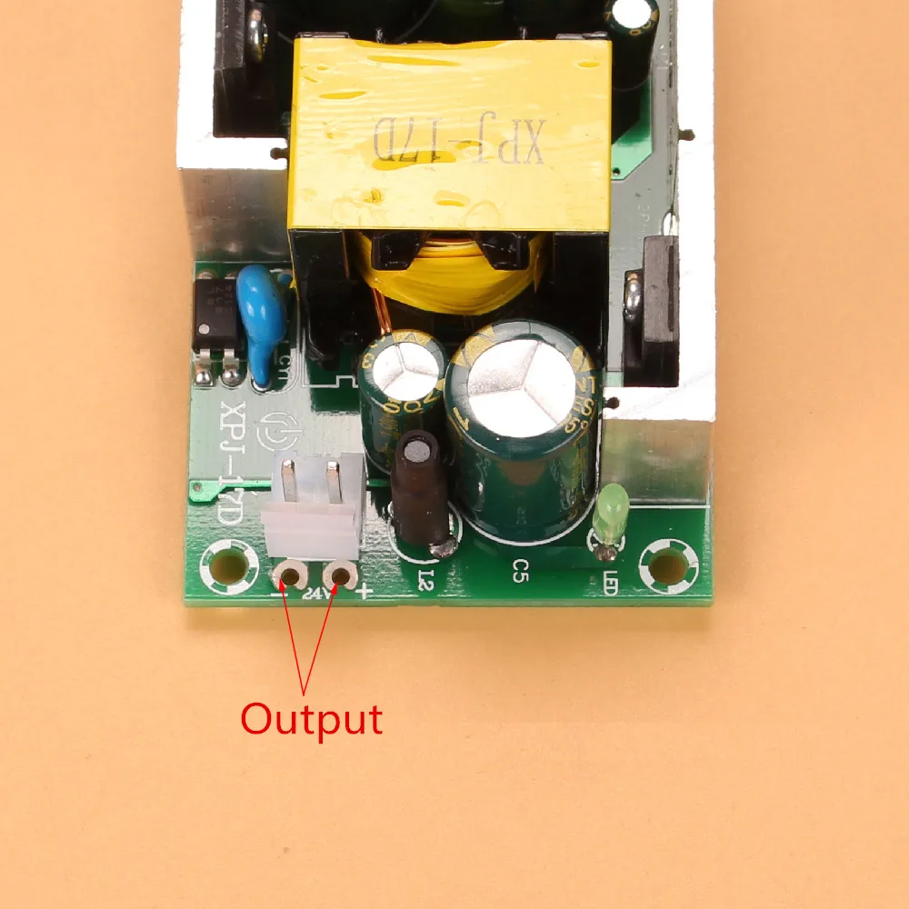 AC-DC 12/24V 5A 2.5A Switching Power Supply Module Bare Circuit AC 100-240V to DC 12V24V Power Supply Board Regulator for Repair