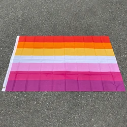 Aerlxemrbrae bandera arcoíris, 150x90cm, bandera Gay, arcoíris, cosas al atardecer, banderas de orgullo lésbico