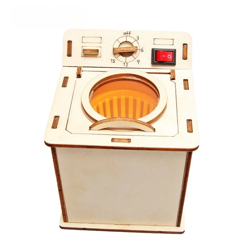 لعبة العلوم للأطفال، أداة تكنولوجيا الغسالة، الفيزياء الجذعية، مجموعة ألغاز خشبية ثلاثية الأبعاد، ألعاب تعليمية للأطفال #6