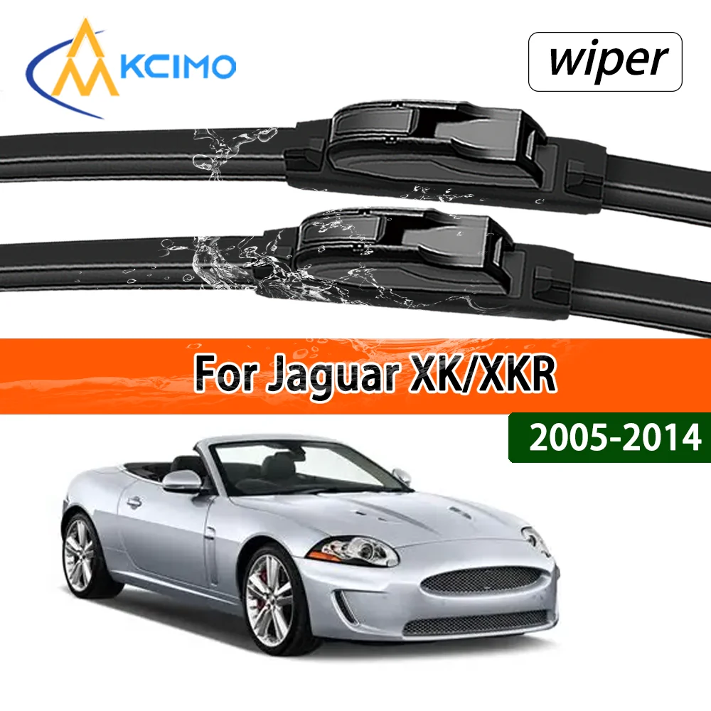 

For Jaguar XK/XKR X150 2005-2014 Vehicle Models Compatible Stable Quiet Front Windshield Wipers Auto Window Replacement Parts