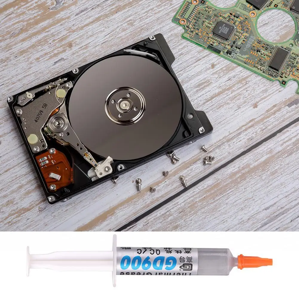GD900 Thermal Conductive Grease Paste Net Weight 7 Grams Silicone Thermal Paste Heat Sink Compound for CPU GPU
