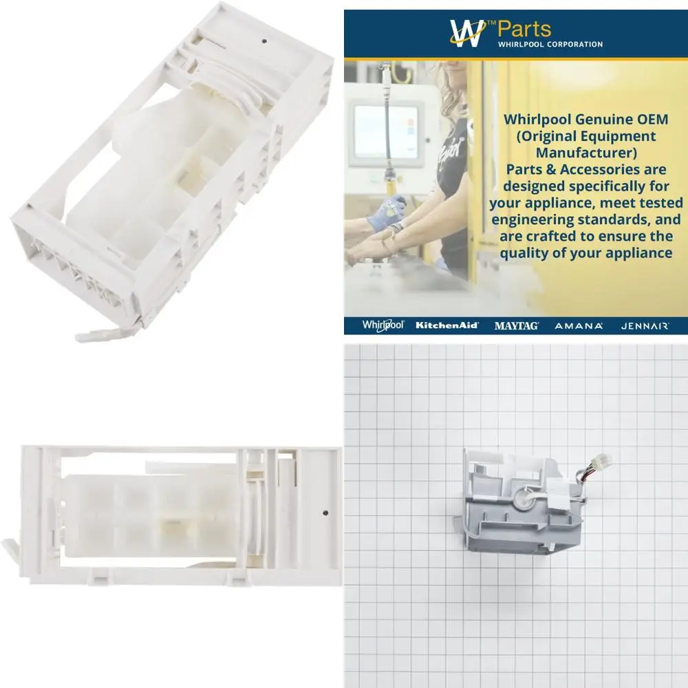 

Ice Maker Assembly Replacement Part for Refrigerator - Genuine OEM, Compatible with Model W11088559, Enhanced Ice Production