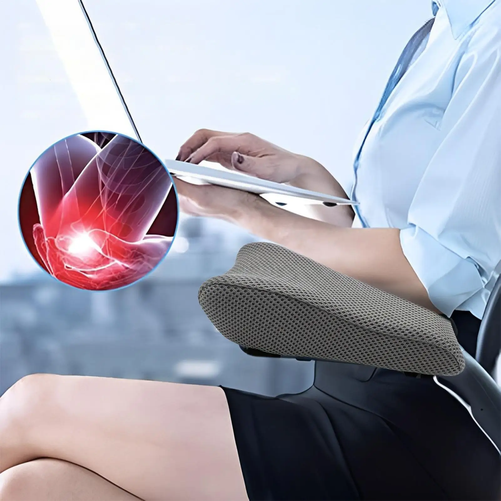 

Armrest Pads Office Wrist Rest Comfortable Durable Support Cushion Comfortable Support Chair Elbow Pads ﻿