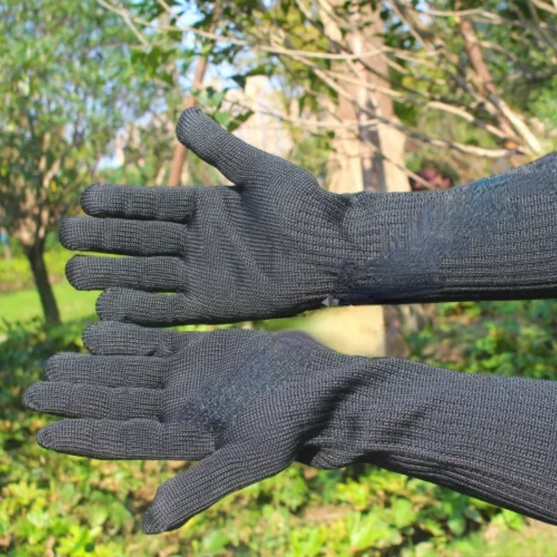 

1Pair - Anti-cut Protective Arm Sleeve Kit, Anti Cut Puncture Proof Bracers, Safety Gloves for Sport, Drive and Work