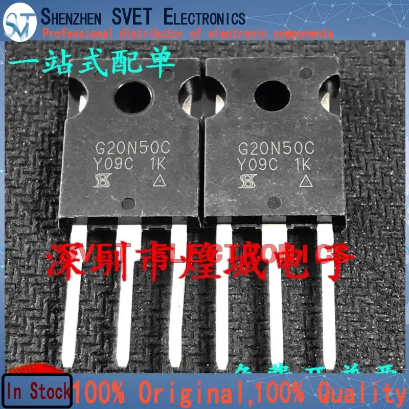 10PCS-50PCS  G20N50C SIHG20N50C TO-247 500V 20A  Original In Stock Fast shipping