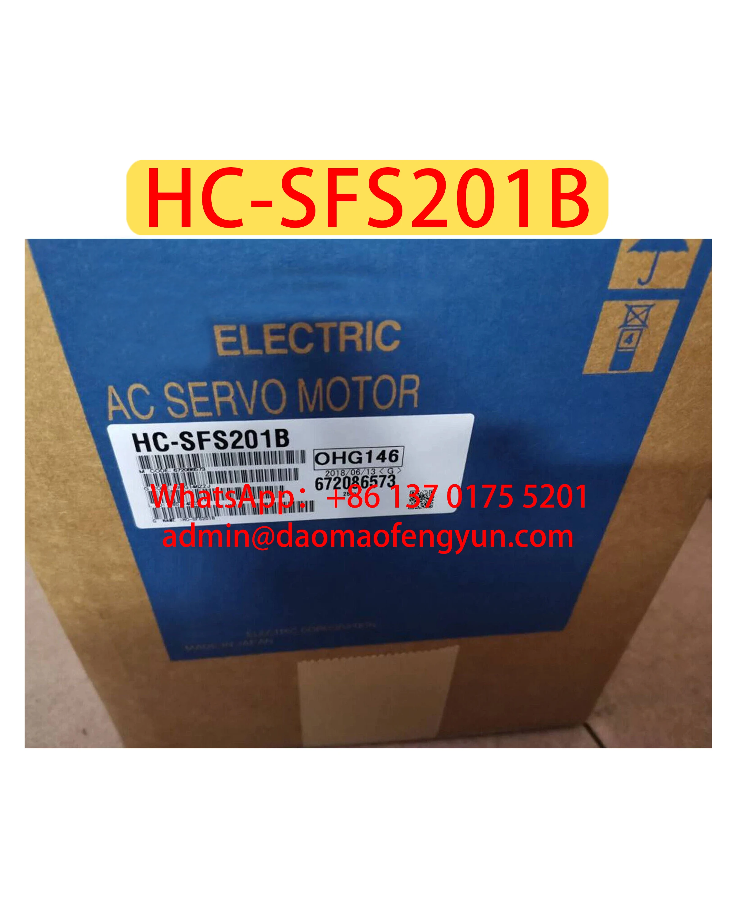 HC-SFS201B Brand New Servo Motor Original Genuine，Fast shipping